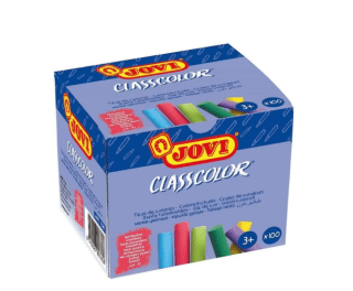 Set 100 unidades de Jovi CLASSCOLOR Chalk en colores surtidos por solo 2,99€