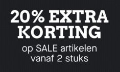 20% extra korting op sale (vanaf 2 stuks) bij Livera