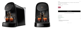 Cafetera cápsulas automática Philips L'OR Barista Original por 43,80€