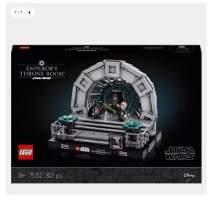 Set Lego Star Wars Diorama: Sala del Trono del Emperador de 807 Piezas por 44,99€