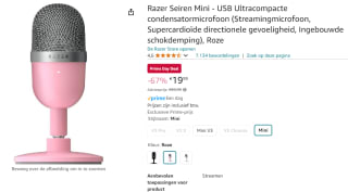 Razer Seiren Mini Microphone - Quartz voor €19,99 met Amazon Prime