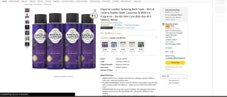 Imperial Leather Relaxing Bath Soak Lavender & Wild Iris Fragrance 4 X 500ml for £4.80 at Amazon