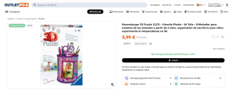 Marca Ravensburger 3D Puzzle lapicero por 3,99€