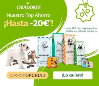 Código descuento hasta 20€ masotas en tTendanimal