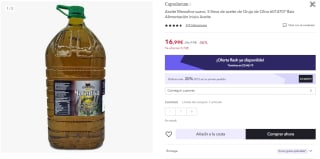 Aceite Marzoliva de Orujo de oliva suave, 5 litros por 13.59€