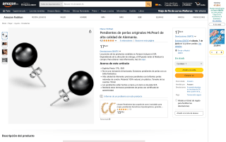 Pendientes perlas McPearl por 17,44€