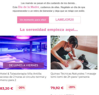 20% descuento en seleccionados desde Smartbox