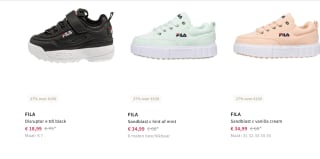 20% extra korting op FILA sneakers in de sale tot 60% bij Otrium