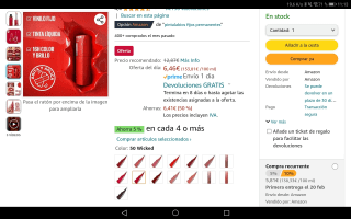 Maybelline New York, Pintalabios efecto Vinilo. Por 6,46€