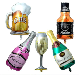 5 piezas de Globos de Helio por 3,99€