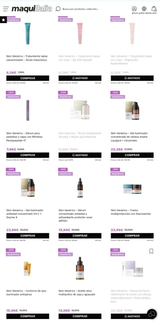 -20% de Descuento Skin Generics.