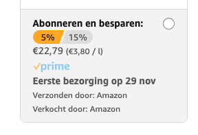 24 blikjes RedBull voor €23,99 (of €22,79)