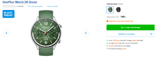 OnePlus Watch 2R - Forest Green voor €149 bij Coolblue