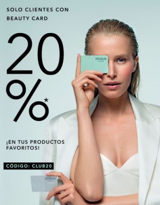 Código 20% Descuento Douglas Beauty Card