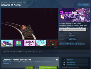 Gratis game Dreams of Aether via Steam