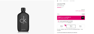 Parfum CK Be Calvin Klein 100 ML à 23,50€