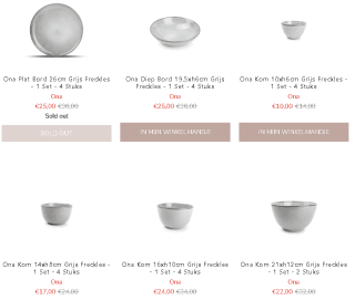 Tot 50% korting op Salt & Pepper servies en bestek