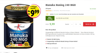 Manuka Honing 240 MGO 250 gram voor €9,99 bij Lucovitaal