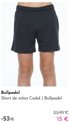 Prendas Bullpadel por 15€