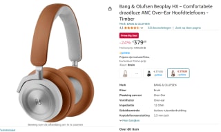 Bang & Olufsen Beoplay HX (Bruin) voor €379 met Amazon prime