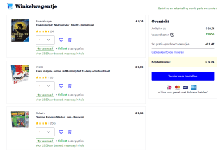 2+1 gratis op kleine cadeautjes bij Bol.com