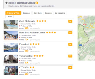Oferta Hotel + entrada Caldea desde solo 48€