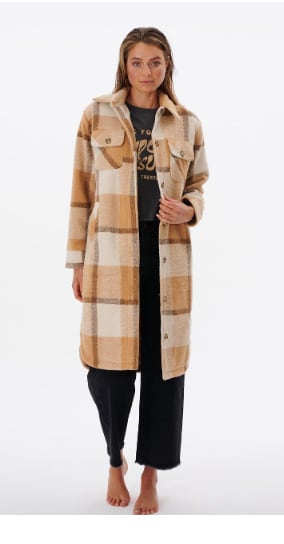 Chaqueta de Mujer Rip Curl Breeze Check Jacket por 49.99€