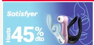 Hasta 45% descuento en productos Satisfyer