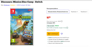 Dinosaurs: Mission Dino Camp voor €9,99 bij Bol
