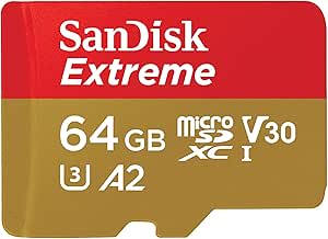 SanDisk 64GB Extreme microSDXC Card + SD Adapter - £7.49