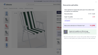 2 Sillas Plegables Arco Iris por 11,59€