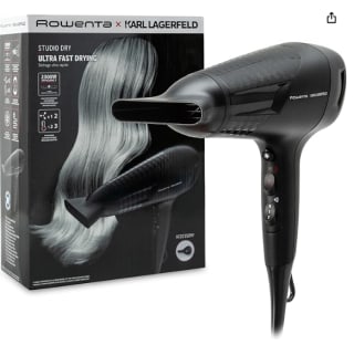 Secador de Pelo 2100W Rowenta Studio Dry Karl Lagerfeld Black CV581LPhon por 19.99€