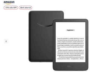eBook Amazon Kindle (2024) 6" HD 300ppp 16 GB Memoria 8 semanas autonomía USB-C Black por solo 84,15€