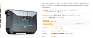DaranEner NEO2000 Portable Power Station | 2000W 2073.6Wh voor €884,99 bij Tomtop