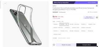 Funda para iphone Silicona A Prueba de Golpes por 0,01€