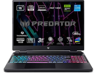Portátil gaming Acer Predator Helios Neo 16 PHN16-71, 16" WQXGA, Intel Core i5-13500HX, 16GB RAM, 512GB SSD por 999€