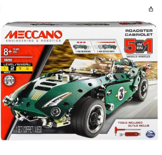 MECCANO CABRIOLET RETROFRICCIÓN - Juego Construccion con 174 Piezas por 14.85€