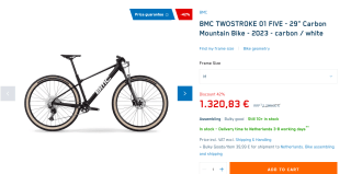 BMC Twostroke 01 Five voor €1.320,83 bij Bike24