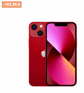 Apple iPhone 13 Mini 128GB Rojo a solo 646,65€