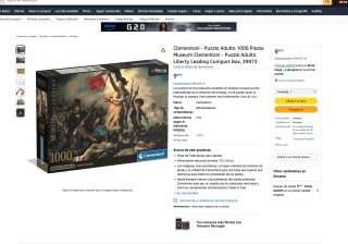 Puzzle Clementoni 1000 Piezas Liberty Leading Compact Box por 9,99€