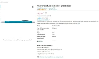 Boli, Full of great ideas de Mr Wnderful por 1,95€