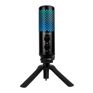 Microfone da Pichau, modelo Izar com RGB - R$ 399,90