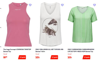 2 + 1 gratis op merk kleding zoals Tom Tailor, Jack & Jones, Only en meer bij Bol.com