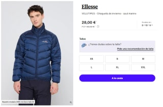 Chaqueta de Hombre Ellesse VELUTIPES por 28€