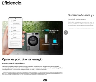 Lavadora Samsung 11kg AI Ecobubble WW11DG5B25AEEC por 645,19€