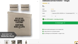 Beddengoed vanaf €1,99 bij Dekbed-Discounter