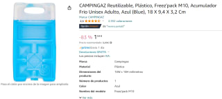 Acumulador de frio por solo 1,04€