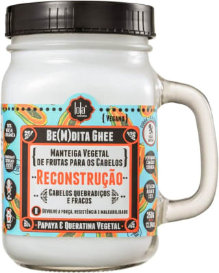 Máscara Reconstrutora da Lola Cosmetics Be(M)dita Ghee de 350g - R$ 25,34