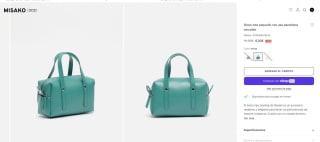 Bolso tote pequeño con asa bandolera extraíble por 6€