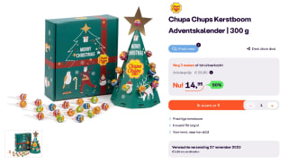 Chupa Chups Kerstboom Adventskalender voor €14,95